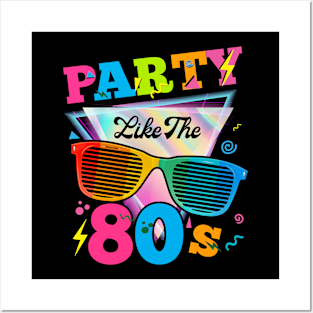 Party 80s Funny Eighties Retro Posters and Art